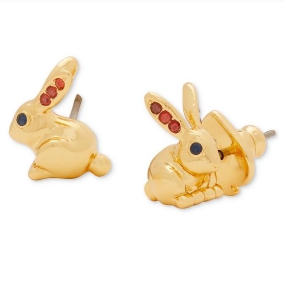 🔹️Kate Spade🔹️ Year Of The Rabbit Pendant Necklace And Earring Bundle - Picture 8 of 10